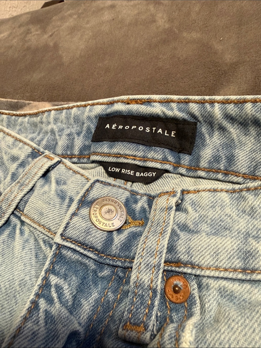 Aeropostale Light Blue Straight Leg Women's Jeans kit girl - Picture 2 of 7